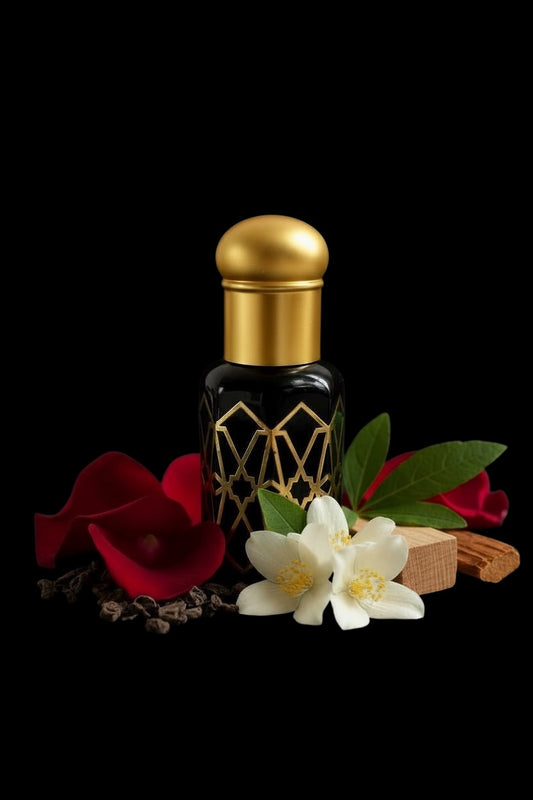 Black Oud & Sandalwood Perfume Oil (6 ml)