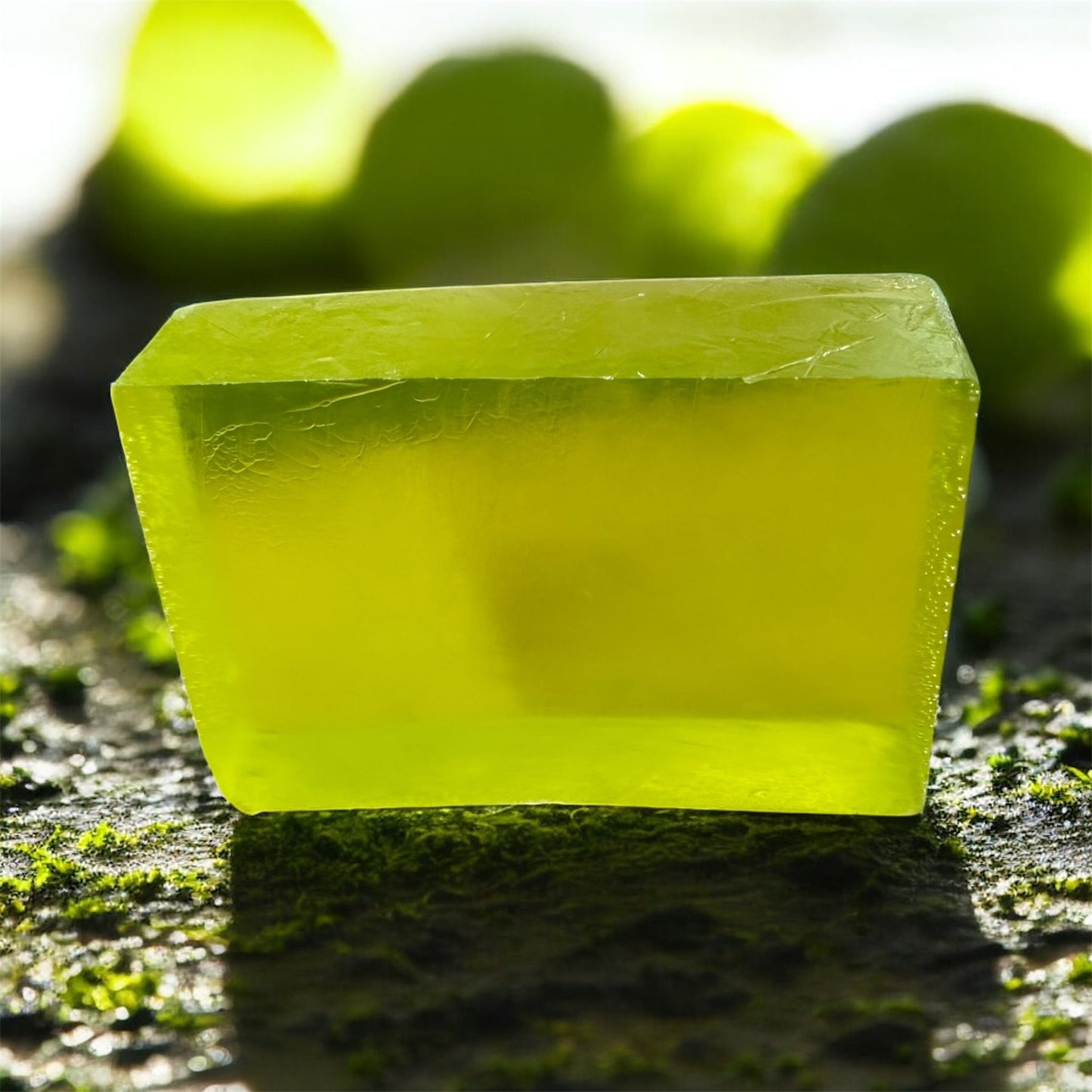 Organic Spearmint Lime Tea Tree Shampoo Bar – Handmade Natural Solid Shampoo