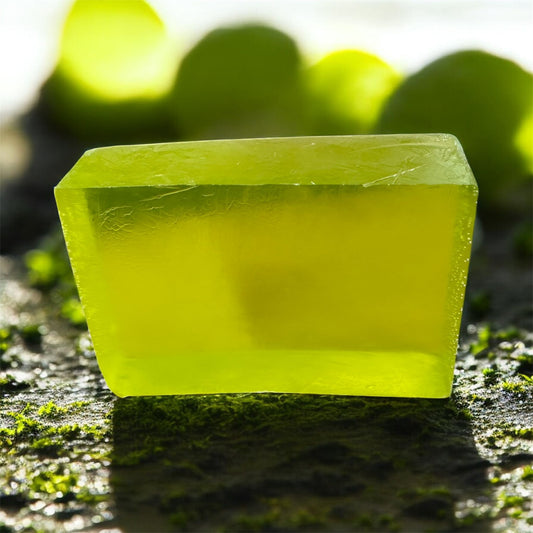 Organic Spearmint Lime Tea Tree Shampoo Bar – Handmade Natural Solid Shampoo