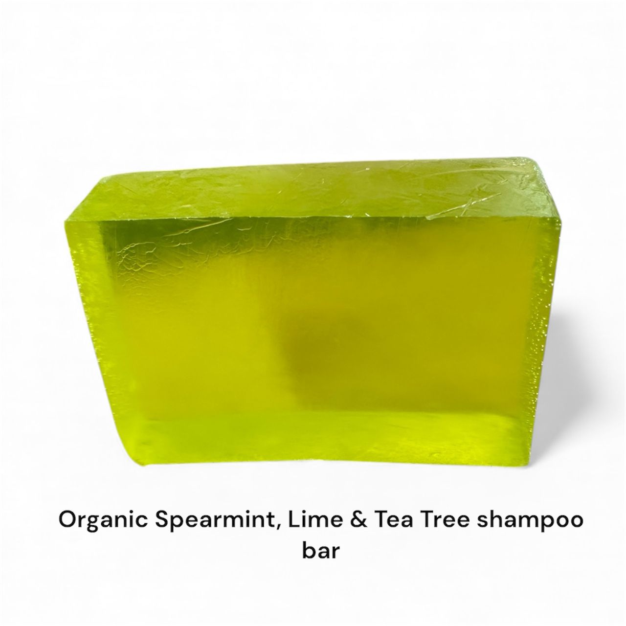 Organic Spearmint Lime Tea Tree Shampoo Bar – Handmade Natural Solid Shampoo