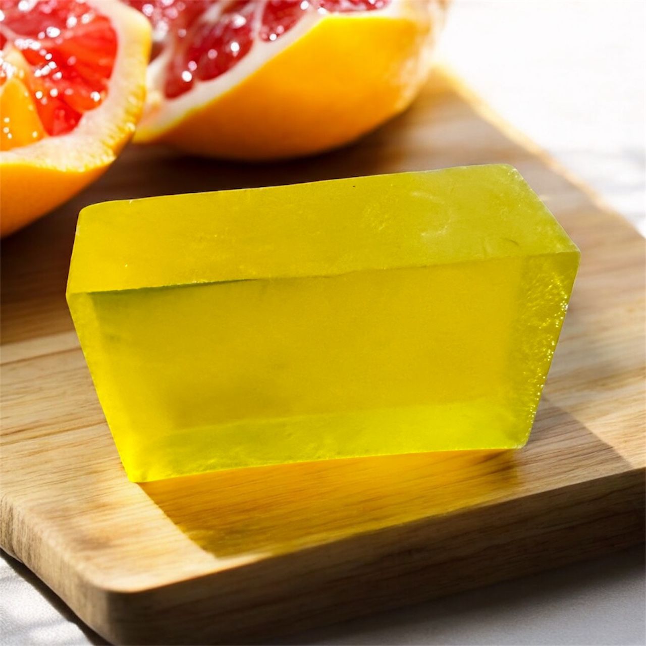 Organic Lemon, Satsuma & Grapefruit Shampoo Bar | Handmade, Alcohol-Free Solid Shampoo for Refreshing and Nourished Hair