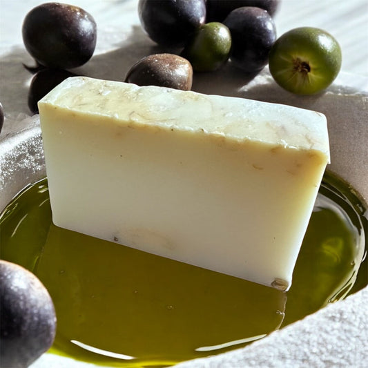 Organic Olive Oil Soap Handmade, Natural Body Bar for Soft & Nourished Skin