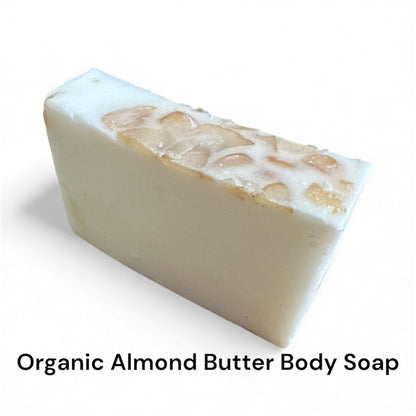 Organic Almond Butter Soap | Handmade, Natural Almond Milk & Almond Oil Body Bar for Soft Skin