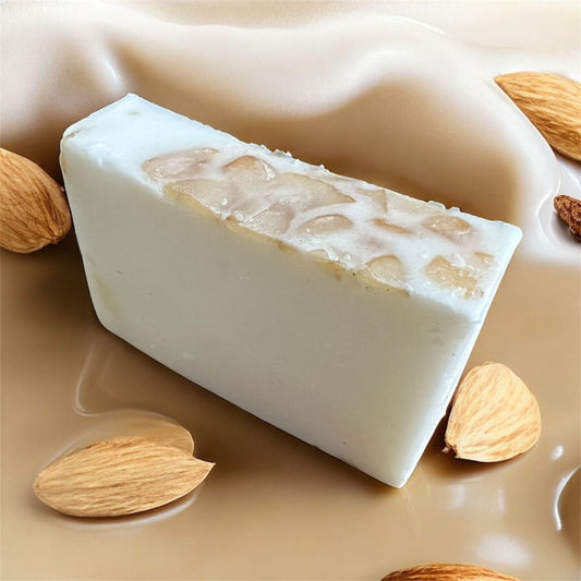 Organic Almond Butter Soap | Handmade, Natural Almond Milk & Almond Oil Body Bar for Soft Skin