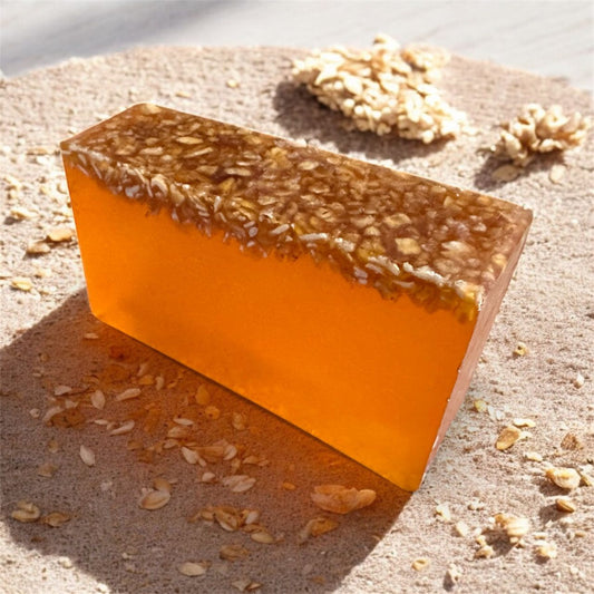 Organic Oatmeal & Honey Soap | Handmade, Natural Body and Face Bar for Soft Soothing Skin