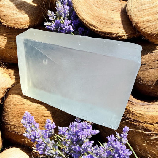 Organic Coconut & Lavender Body Soap | Handmade, Natural Moisturizing and Soothing Soap Bar